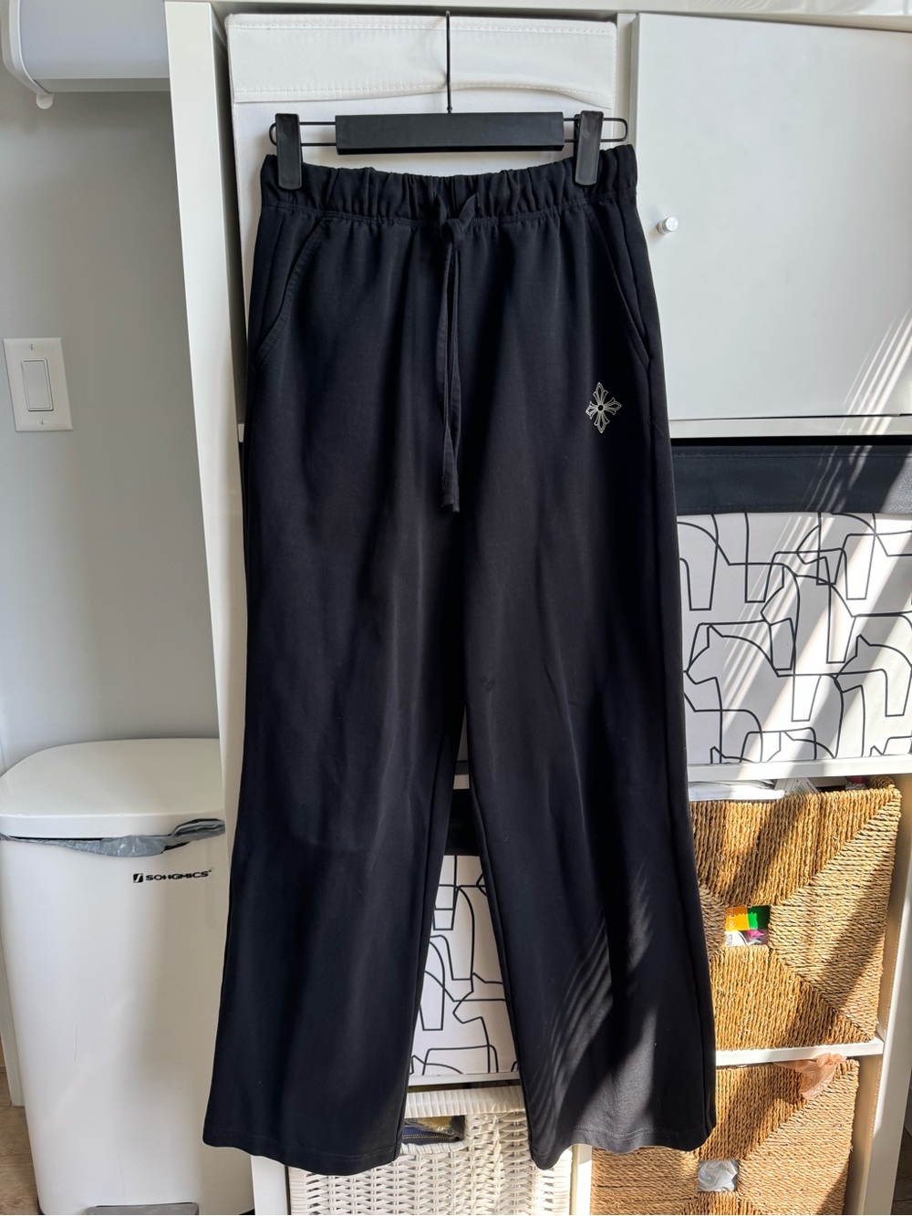 Urban Outfitters Women's Black Drawstring Lounge Pants